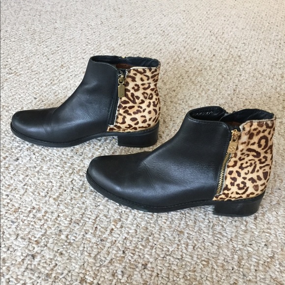 blondo leopard booties